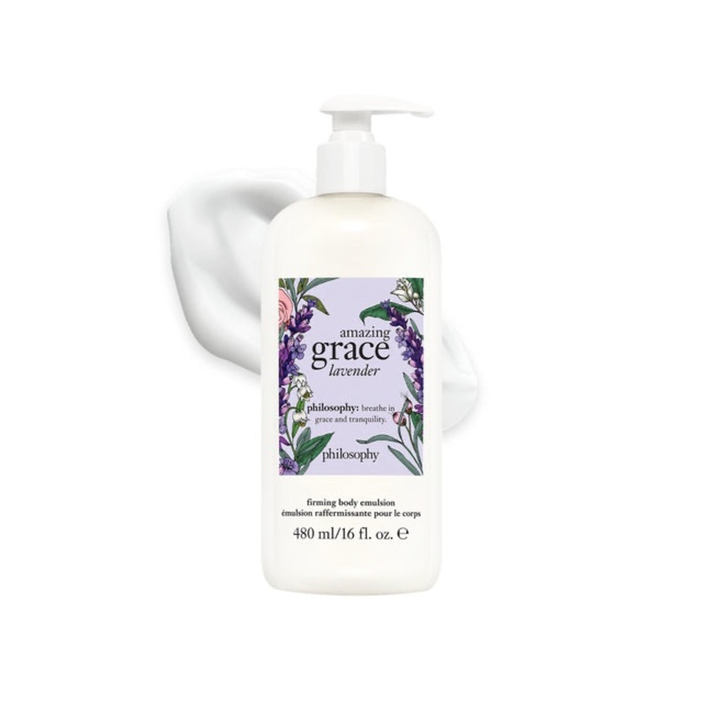 Philosophy Amazing Grace Lavender Firming Body Emulsion LARGE SIZE 16 Oz. NEW!!